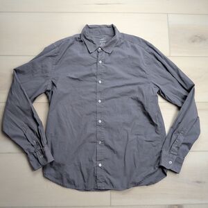 Save Khaki United SKU Mens XL Casual Long Sleeve Gray Shirt Made in USA